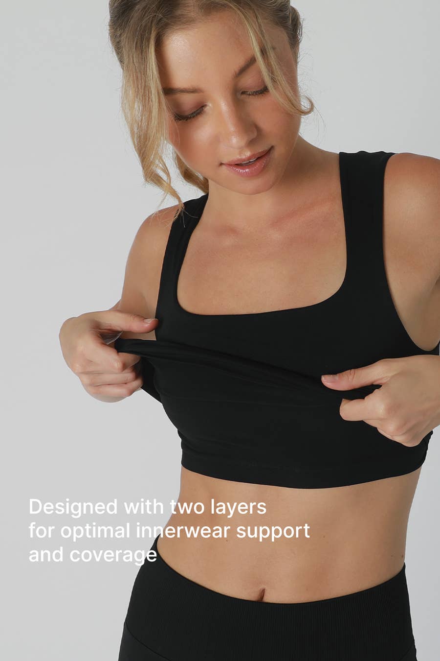 Clean Line Square Neck Seamless Top