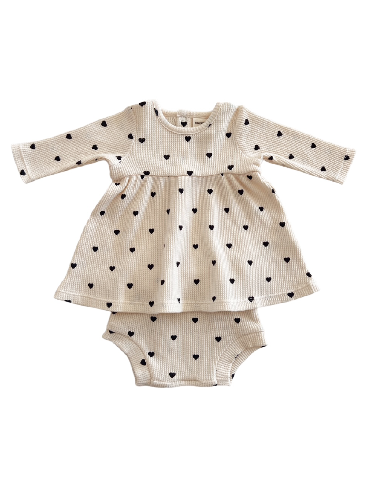 Baby Organic Heart Dress & Bloomer Set