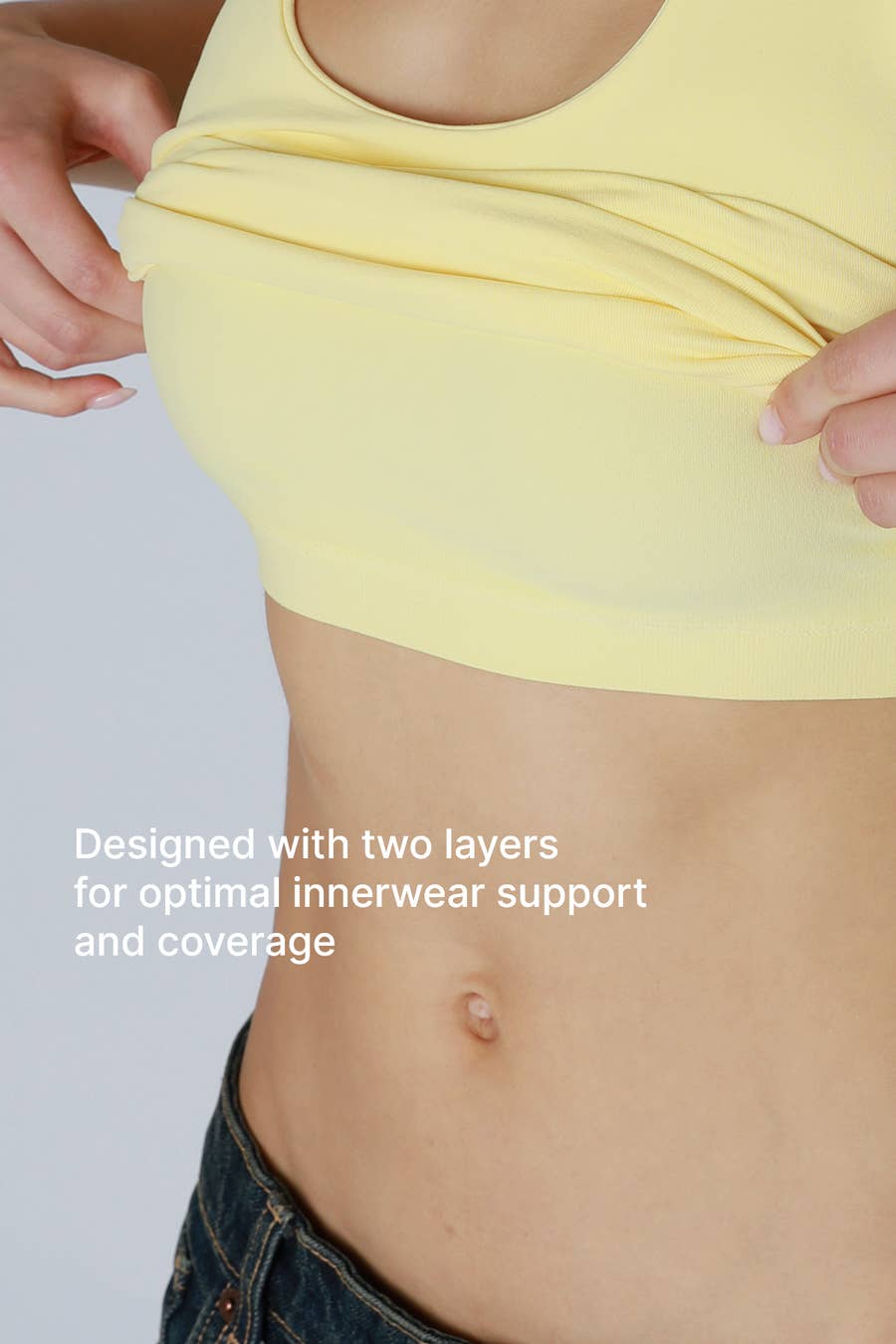 Clean Line Highneck Seamless Top