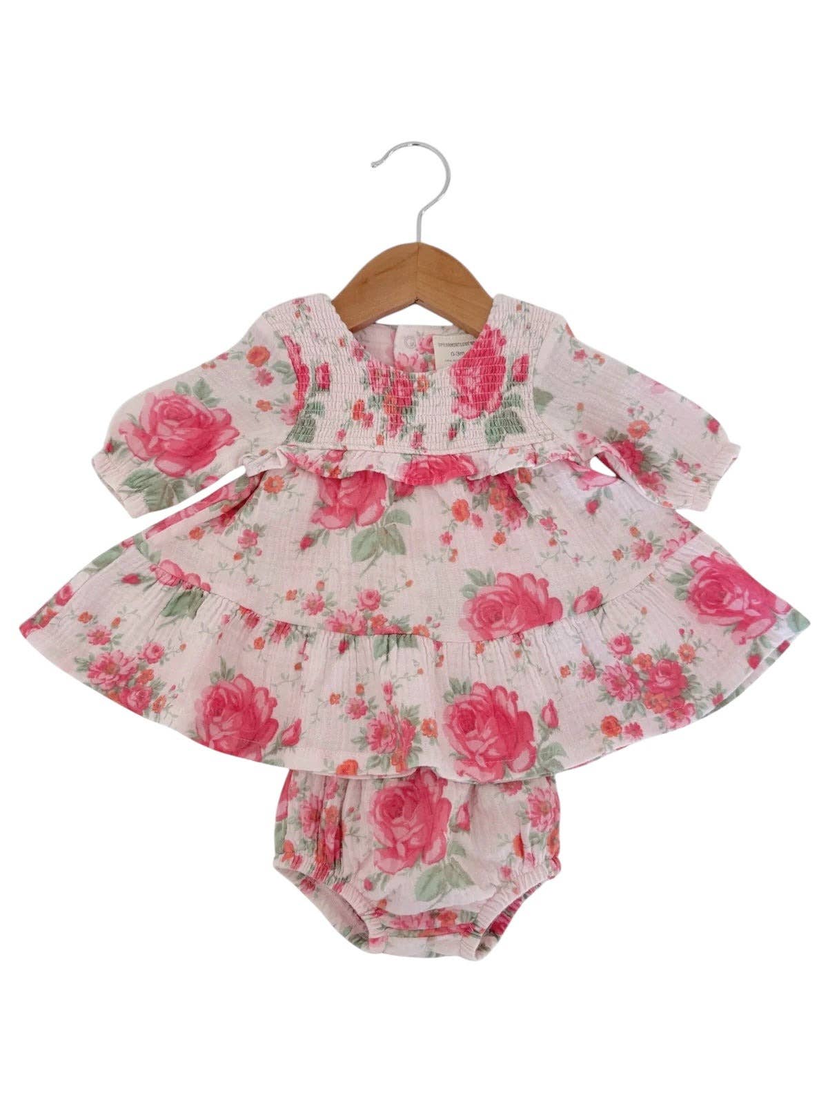 Baby Floral Dress & Bloomer Set