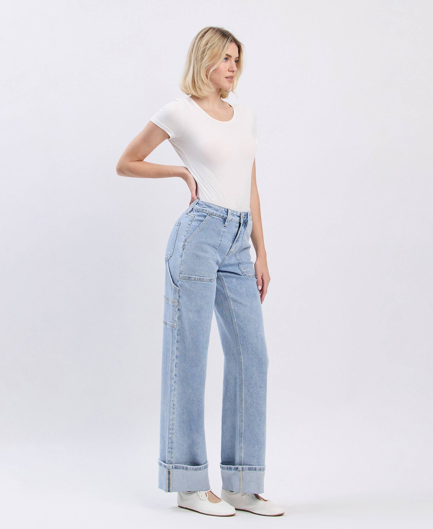 It Girl Wide Leg Jeans