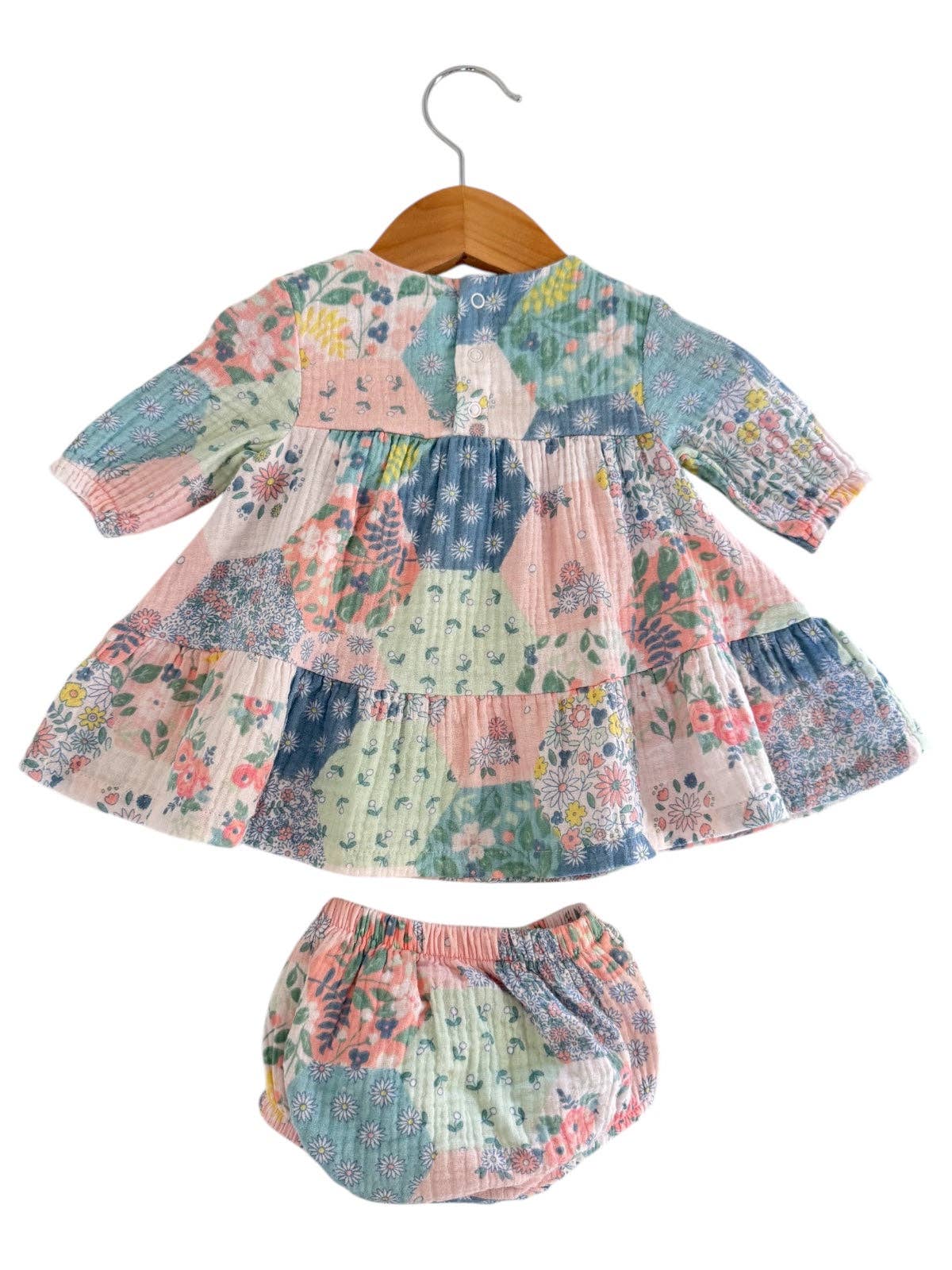 Baby Patchwork Dress & Bloomer Set