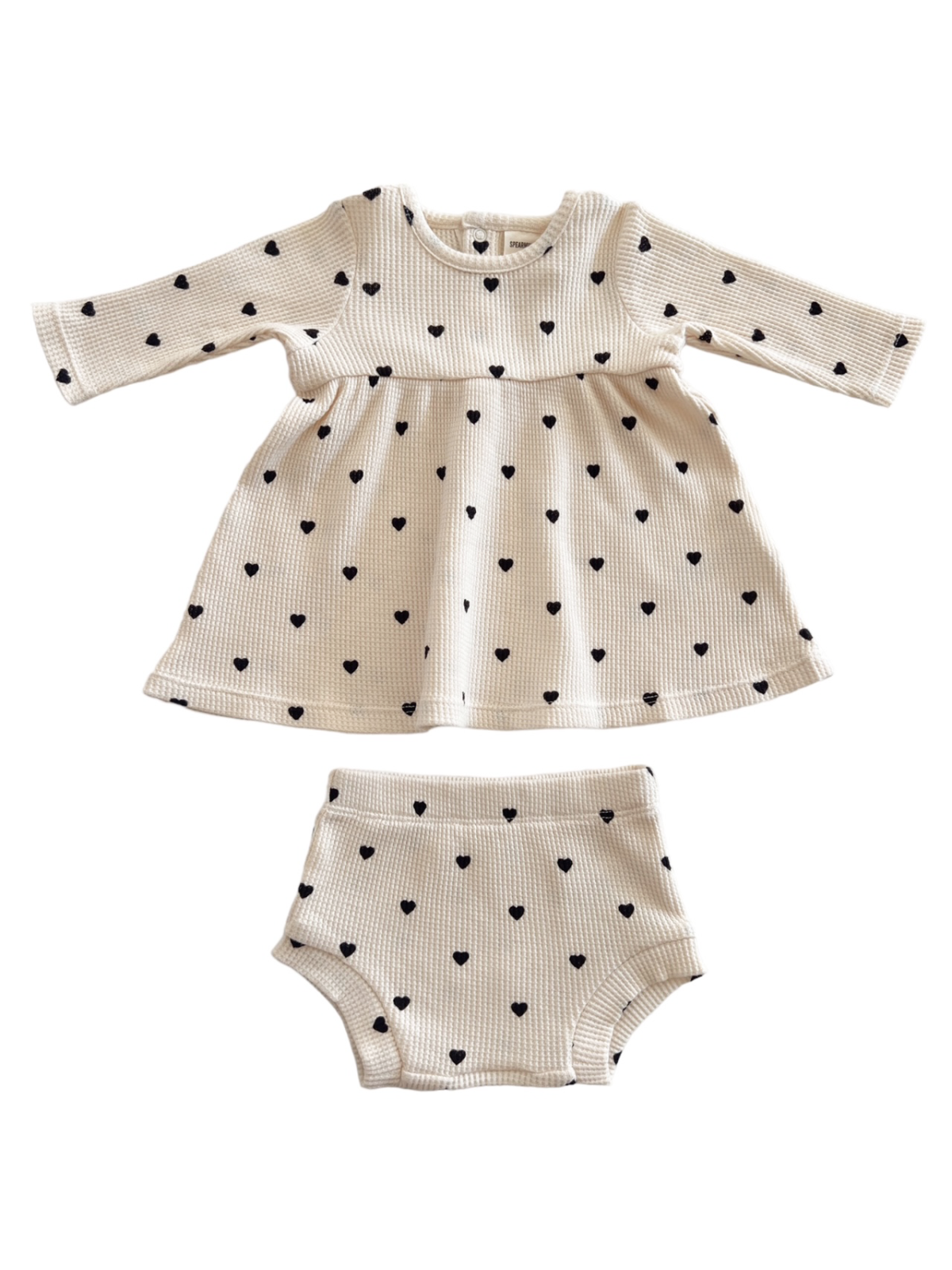 Baby Organic Heart Dress & Bloomer Set