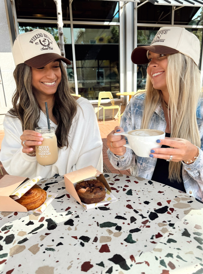 Weekend Brunch Club Vintage Hat