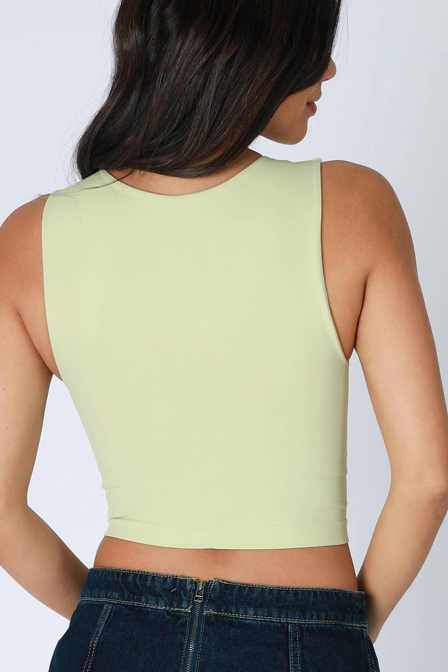 Clean Line Highneck Seamless Top