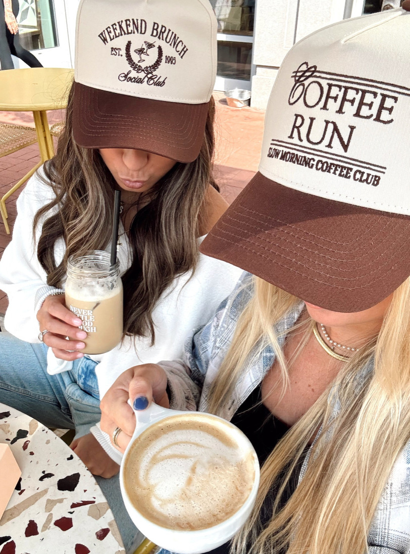Weekend Brunch Club Vintage Hat