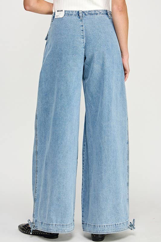 Lotus Dreams Wide Leg Jeans