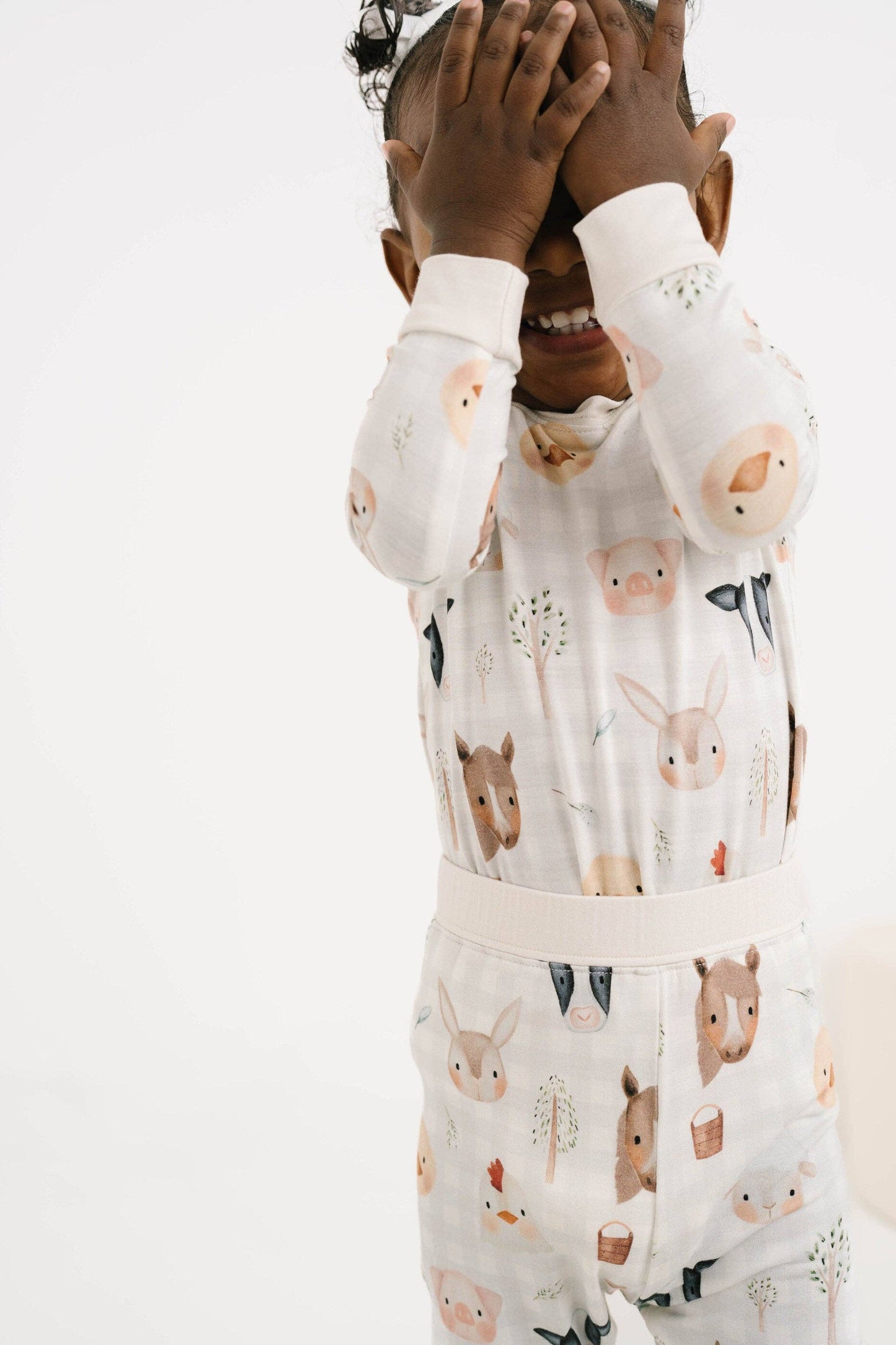 Toddler Farm Friends Bamboo PJ Set
