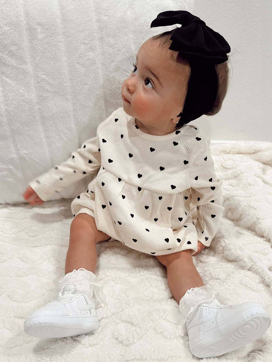 Baby Organic Heart Dress & Bloomer Set
