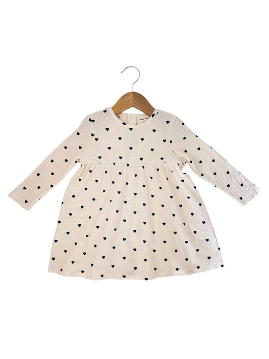 Toddler Organic Heart Dress