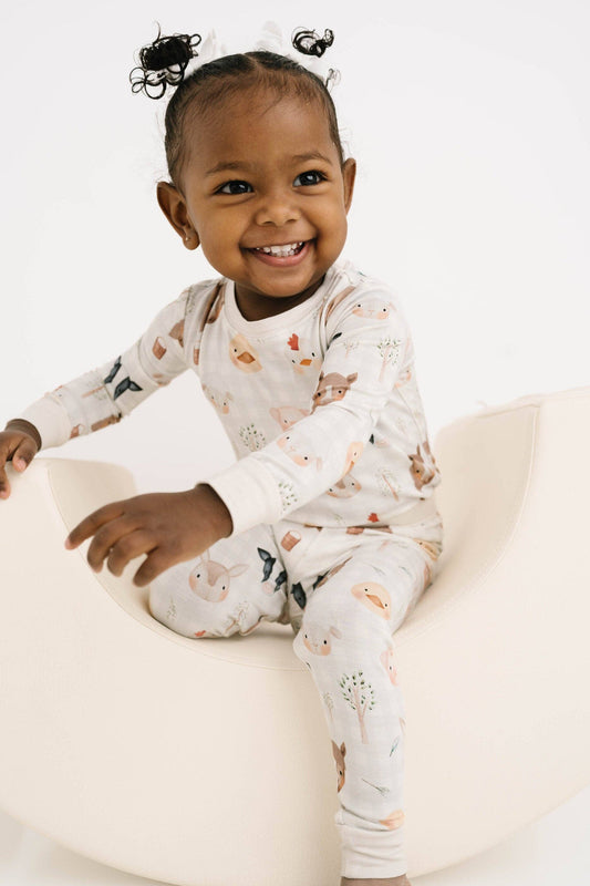 Toddler Farm Friends Bamboo PJ Set