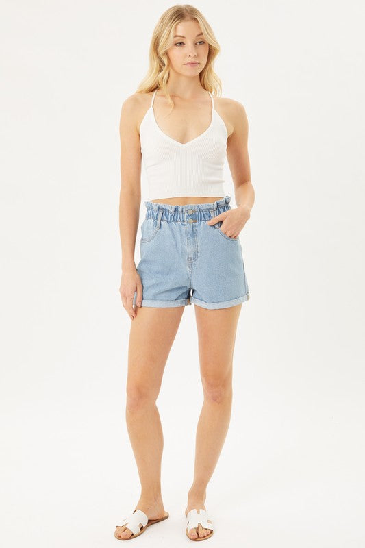 Let’s Leave Denim Shorts