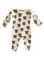 Bear Organic Zip Footie